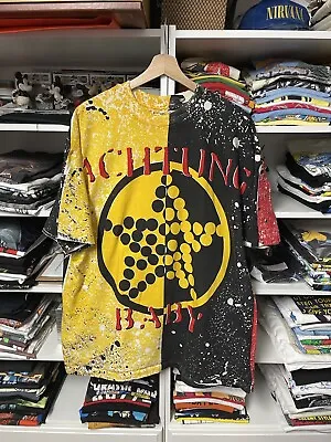 Vintage U2 Concert T  Shirt Original Achtung Baby 1991  XXL All Over Print • $159.99