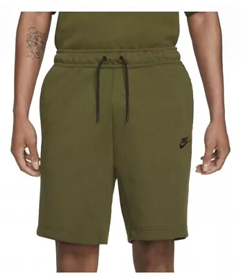 Nike Sportswear Tech Fleece Mens Shorts `Rough Green` CU4503-326 Size L . New  • $94