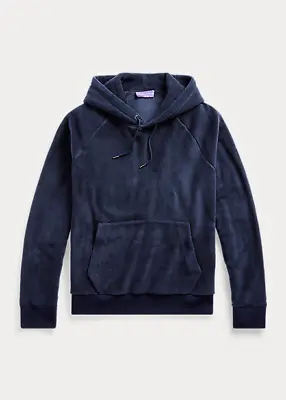 $795 Ralph Lauren Purple Label Navy Cashmere Fleece Hoodie Sweatshirt Sweater • $360.98