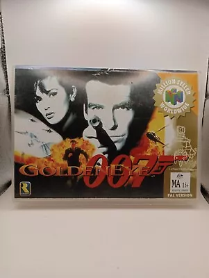 Golden Eye 007 - Nintendo 64 Game PAL Acrylic Case / Cartridge  Tested Working • $59.99