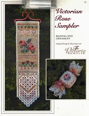 The Victoria Sampler VICTORIAN ROSE Chart AND Accessory Pack By Thea Dueck • $38.50