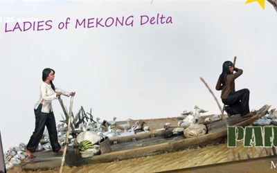 $27.26 • Buy 1/35 Resin Casting Model Kit Vietnam War Mekong Women And Boat Unpainted