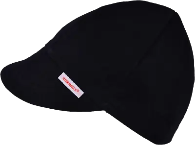 NWT Comeaux Caps Welders Welding Hats Solid Black One Size Fits Most Reversible • $20.39