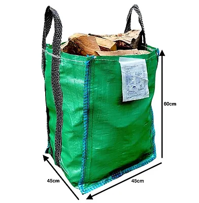 Garden Waste Bag 120L Refuse Heavy Duty Strong Sack Grass Leaves Logs Firewood • £6.99