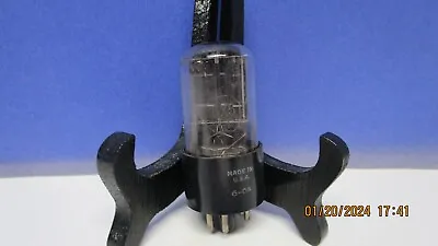 1 6X5 GT RCA 1960s Black Plate HiFi Radio Amp Vacuum Tube Tested Working • $2.99