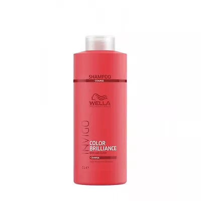 £16.65 • Buy Wella Professionals Invigo Brilliance Shampoo 1000ml/1L Coarse FREE P&P
