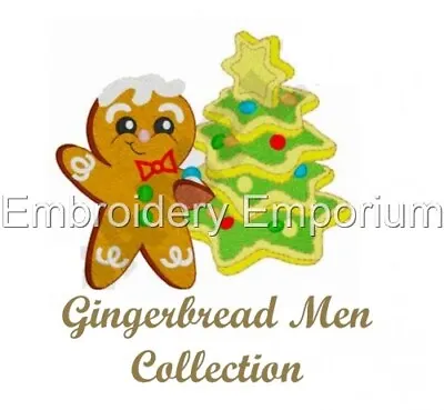 £7.95 • Buy Gingerbread Men Collection - Machine Embroidery Designs On Cd Or Usb