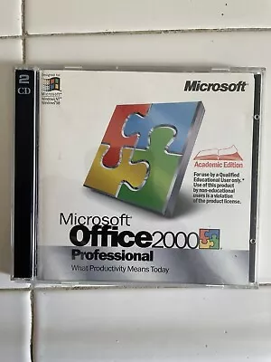 Microsoft Office 2000 Professional  • $35