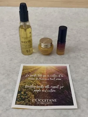 L'Occitane Immortelle Divine Gift Set For Anti-Aging: Cream Serum & More • $26.99