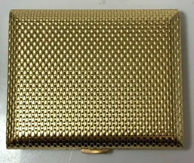 Vintage Coty Creations Gold Powder Compact Mirror Pocket Size Original Box Cd 27 • $44.99