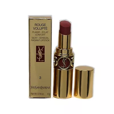 Ysl Rouge Volupte Silky-sensual Radiant Lipstick 4g #3-beige Ultime Ysl35322 • $49.50