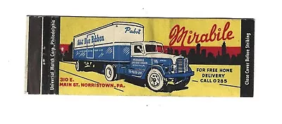 Pabst Blue Ribbon Delivery Truck Matchcover      Mirabile    Pabst Distributors • $3.25
