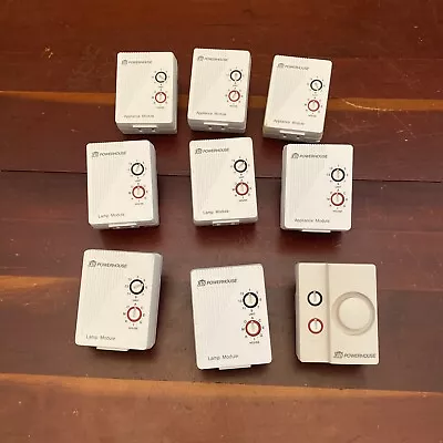 $50 • Buy X-10 Powerhouse Home Automation Lot 9 Mostly Appliance & Lamp Modules Untested