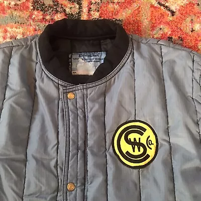 Vintage Refrigiwear Quilted Jacket CSW Co Patch • $20