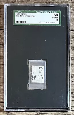 Mel Parnell 1950 R423 Orange Back Vintage Graded Card #77 Sgc 88 Nm-mt Red Sox • $1.99