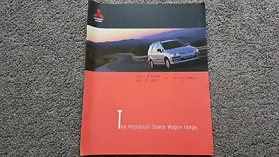 Mitsubishi Space Wagon Sales Brochure 1999 • $8.64