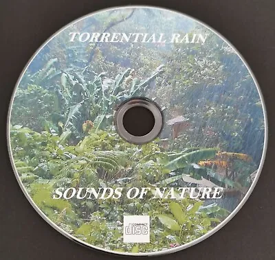Natural Sounds Torrential Rain CD- Relaxation Stress Relief Deep Sleep Calming • £3.20