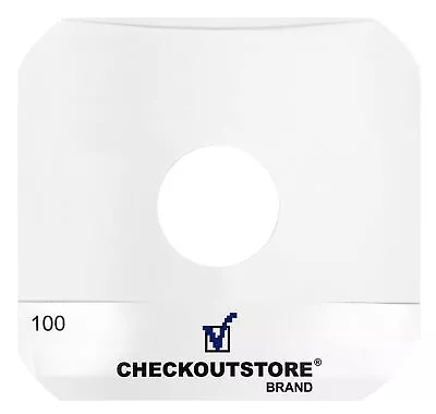 COS Paper Record Inner Sleeves Round Corners With Hole For 12  Vinyl 33 RPM • $23.95