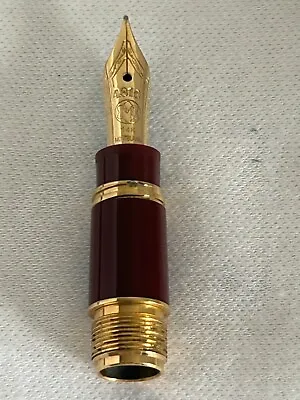 Montblanc Mozart 114 Burgundy FP’s  Nib+Feed+Grip Section Unit-Read • $189