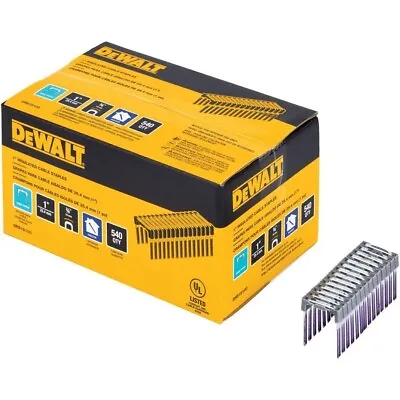 DEWALT Insulated 1 In Electrical Staples DRS18100 (540 Pieces) • $15.99