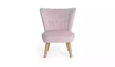 Alexis Velvet Cocktail Chair - Pink • £99.99