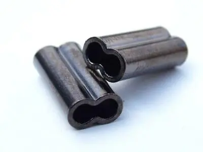 $11.89 • Buy Mini Copper Double Barrel Crimp Sleeves .6mm X 7mm - 100 Pieces