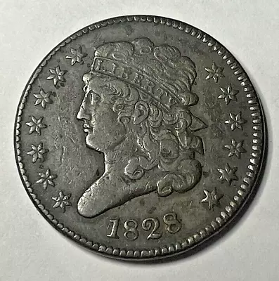 1828 Classic Half Cent Very Fine/ Extremely KM# 41 No Reserve! • $79