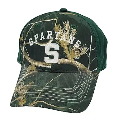 Michigan State Spartans MSU Signatures Realtree Camo Structured OSFM Hat Cap  • $9.95