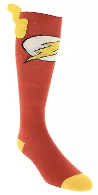 Bioworld DC Comics The Flash Socks Knee High With Lightning Bolt Wings • $8.95