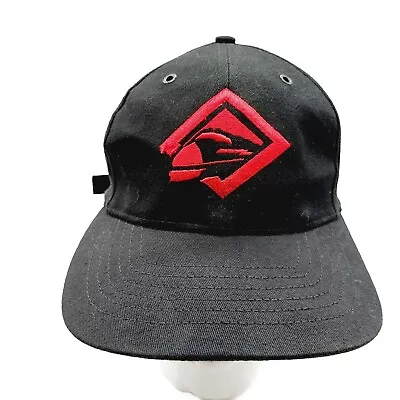 Marlboro Unlimited Black Red Embroidered Strapback Hat • $9.09