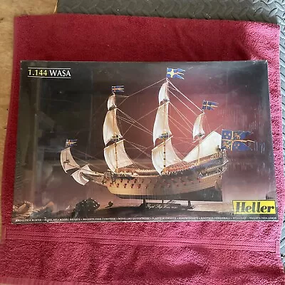 NEW Heller Model Kit Swedish Man O’ War Wasa Plastic SHIP Scale 1/144 Sealed • $64.99