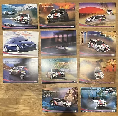 Colin McRae Ford Focus WRC Set Of 11 Postcards - Official Ford • £37.50