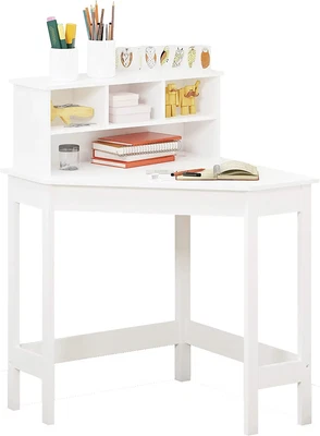 $216.48 • Buy Corner Desk With Storage And Hutch For Small Space, Kids Corner Desk With Revers