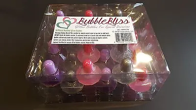 $21.99 • Buy SALE BubbleBliss | 24-pack World's First Glamorous Diamond Glitter Blow Bubbles