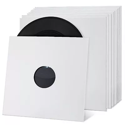 10PCS 12In Vinyl Record Jackets 350Gsm Cardboard Record Sleeves LP Jacket Cover • $29.35
