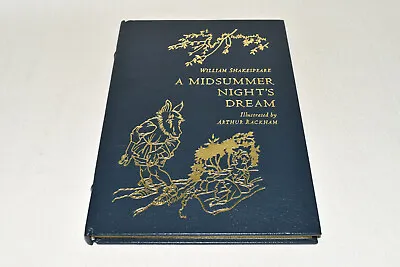 Easton Press A MIDSUMMER NIGHT'S DREAM Shakespeare LEATHER 1967 1ST RACKHAM FINE • $75