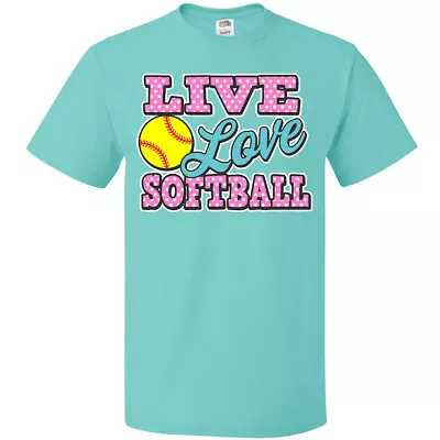 Inktastic Live Love And Softball T-Shirt Sports Season Player I Sport Gift For • $14.99