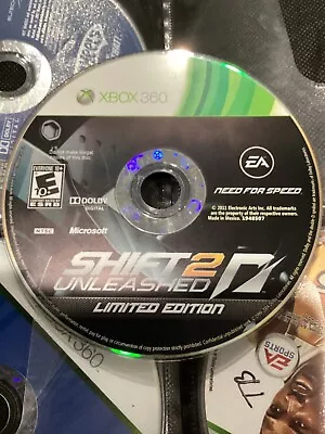 Shift 2: Unleashed -- Limited Edition (Microsoft Xbox 360 2011) Disc Only • $7.50