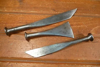 3 Vintage Caulking Irons Ship Boat Building Shipwrights Hand Tools C. Drew Reed • $79