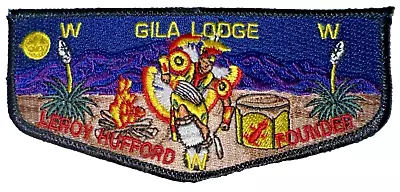 Lodge # 378 Gila Leroy Hufford Founder Indian Dance Team Black Brd OA Flap MINT • $6.49