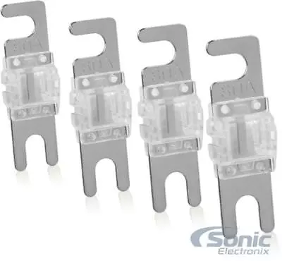 4-Pack Of Belva BMANL80 80 Amp Nickel-Plated MANL Fuse • $10.99