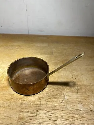 Vintage Tiny Copper Brass Pan Egg Poacher 1 3/4” X 4” • $29.95