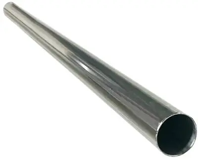 409 Stainless Steel Straight Exhaust Pipe 2.5  OD 5' Long • $49.99