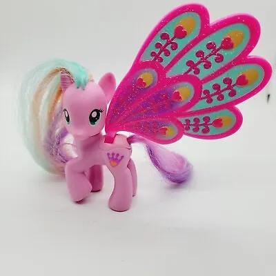 My Little Pony G4 2011 Brushable Ploomette Glimmer Wings Pink Butterfly • $17