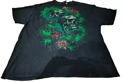 LA INK Skulls Tee 3xl Small Holes Pre Owned • $8