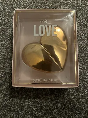 PRIMARK - PS LOVE (Original Heart Shape) - Eau De Parfum 50ml Perfume Boxed • £12.99