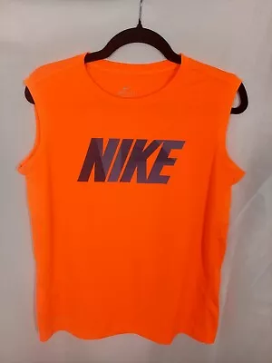 Youth Nike Muscle Shirt Sz 18-20 Dri Fit Hit On The Front New W/out Tags • $14