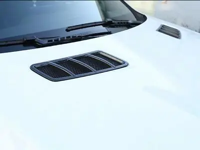 2PC Carbon Fiber Engine Hood Air Vent Cover Trim For Mercedes-Benz GLE GLS ML GL • $34.19