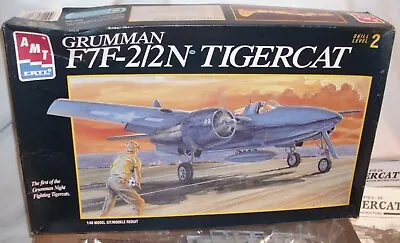 Amt Grumman F7f-2/2n Tigercat Wwii Airplane Kit 1/48th 8844 • $39.99