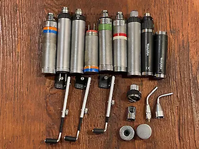 $399.99 • Buy Lot Of 9 Welch Allyn, Heine, Other Ophthalmoscopes And Accessories FOR PARTS